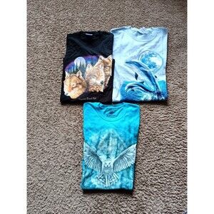 Y2K Animal T-Shirt Bundle Graphic Print Lot Of 3